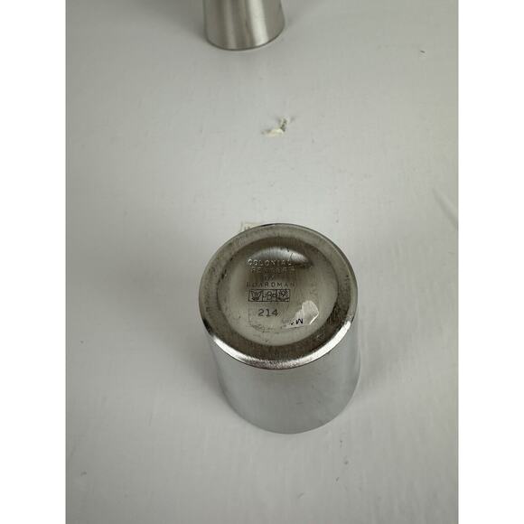 Pewter Boardman Colonial Glossy Glass Inside Gentleman Top Hat in Tux 2.5 x 2 In - Picture 5 of 7